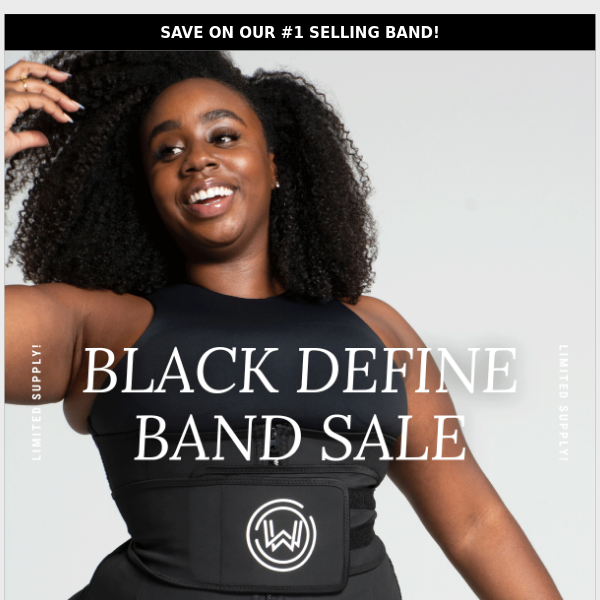 🚨 BLACK DEFINE BAND SALE 🚨