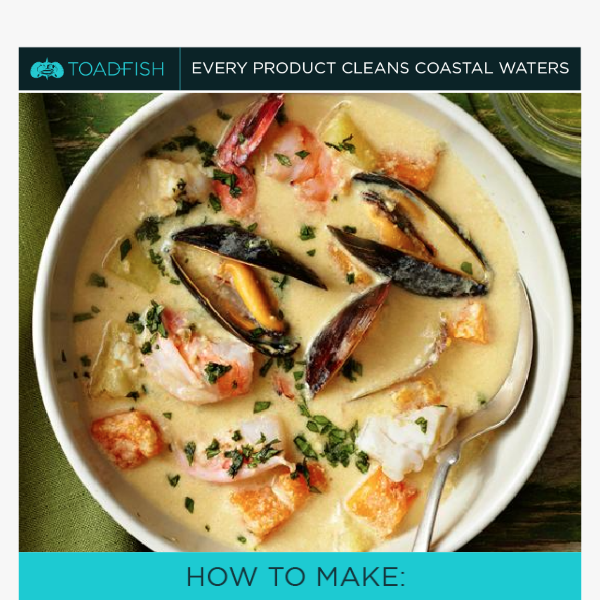 DELICIOUS Wintertime Seafood Chowder