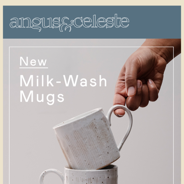 NEW | A&C Milk-Wash Mugs ☕