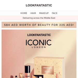 NOW LIVE: ICONIC London Limited Edition Box 💖 (Worth Over 584 AED, Yours For 225 AED)