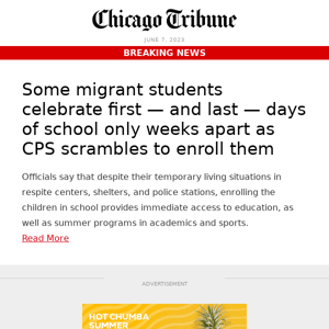 Some migrant students celebrate first — and last — days of school only weeks apart as CPS scrambles to enroll them