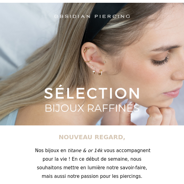 Bijoux raffinés et safe pour votre peau 🤍