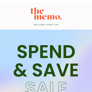 The Products you NEED this Spend & Save Sale