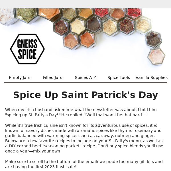 Spice Up Your Saint Patrick's Day Menu