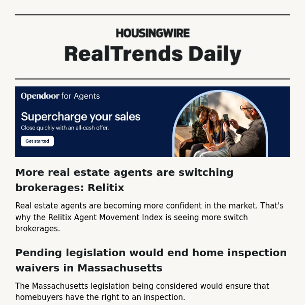 More real estate agents are switching brokerages: Relitix