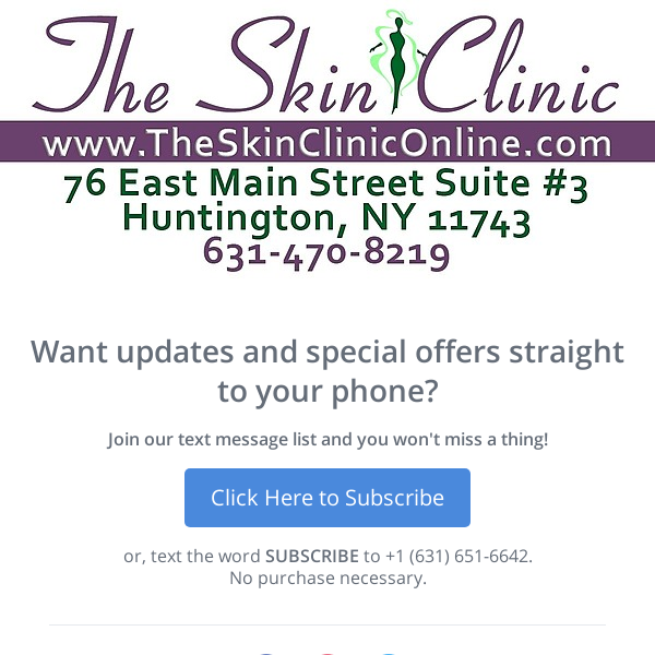 Great News From The Skin Clinic!