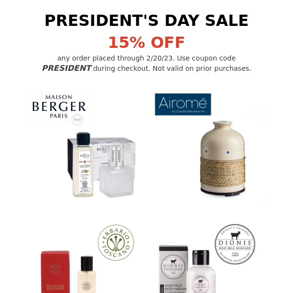 Presidents Day Sale - Last Chance To Save