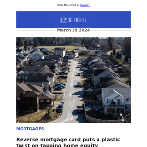 Reverse mortgage card puts a plastic twist on tapping home equity