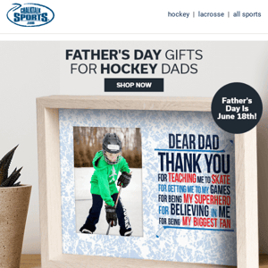 The Best Father's Day Hockey Gifts