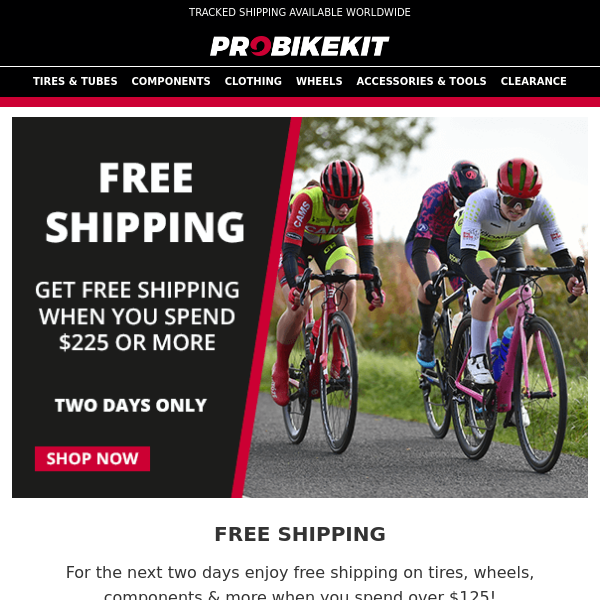 FREE Shipping is back!