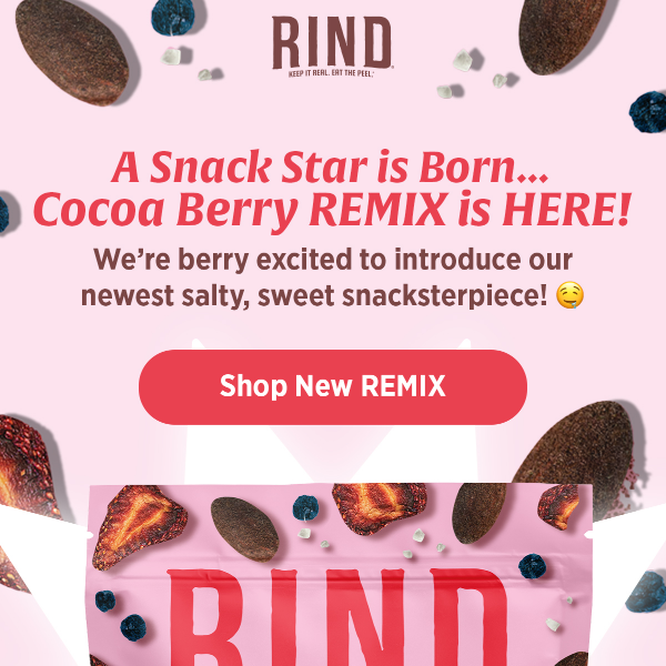 Exciting New Berry-Flavored Drop from RIND SNACKS! 🍫🫐🍓