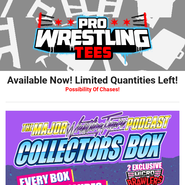 2023 AEW Pro Wrestling Tees Micro Brawlers Limited Edition MJF