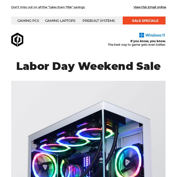 ✔ Labor Day Weekend Gaming Savings – Free Shipping and More