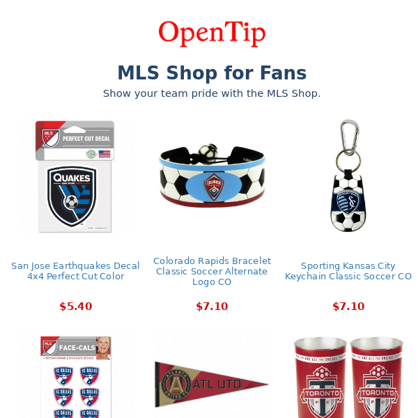 MLS Shop: Shop for MLS Licensed Products, Soccer Gear & Party Supplies