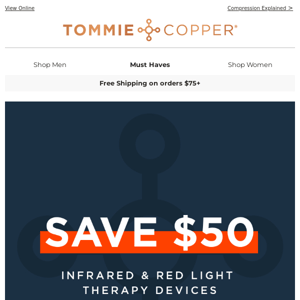 🔴 SAVE $50 on Infrared Light Therapy Devices 🔴