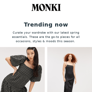 Trending now: Dresses & skirts