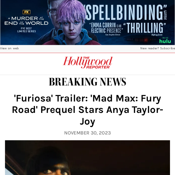 'Furiosa' Trailer: 'Mad Max: Fury Road' Prequel Stars Anya Taylor-Joy