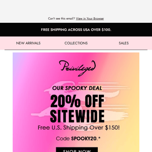 Get Frightful Bargains - 20% OFF Ends Soon!