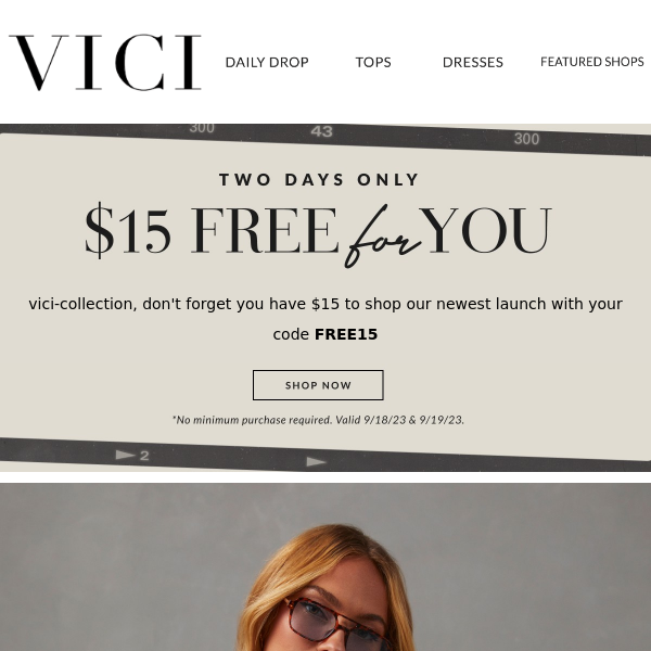 Vici Collection, Want $15? Open Me.