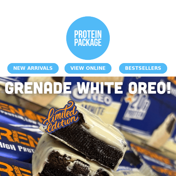 White Oreo Grenade Bars! 🎉