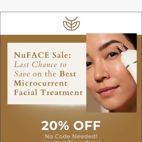 ✨Last Chance to Save on NUFACE - 20% OFF! No Code Required ✨