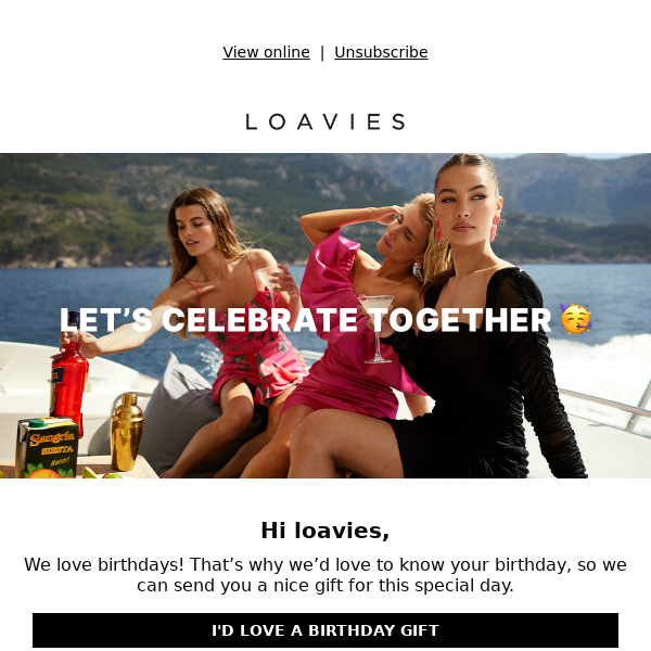 Loavies - Latest Emails, Sales & Deals