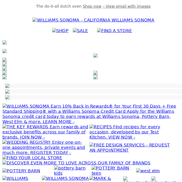 Williams Sonoma Private Events