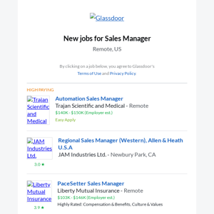PaceSetter Sales Manager at Liberty Mutual Insurance and 13 more jobs in Remote, US for you. Apply Now.