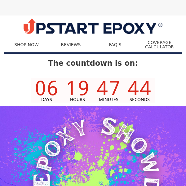 ⏰ Time is ticking...Enter The Epoxy Showdown NOW!