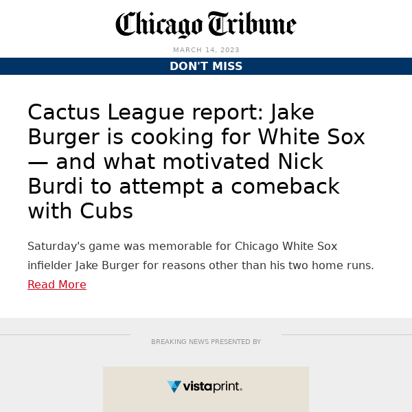 Cactus League report: Burger cooking for Sox
