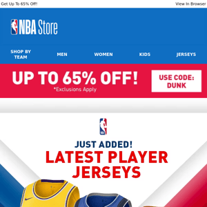 NBA Store Coupons, Promo Codes, Discounts