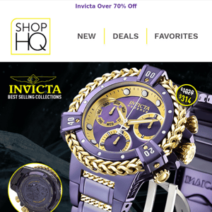 PRICES DROPPING on Invicta’s Top Collection