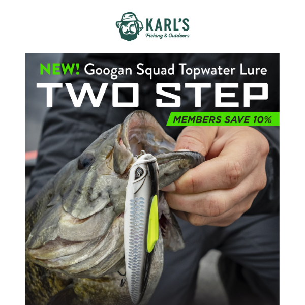 NEW Googan Squad Two Step Topwater Lure 💪 - Karls Bait & Tackle
