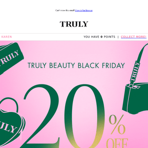 Shop & save in Truly's BIGGEST SALE!