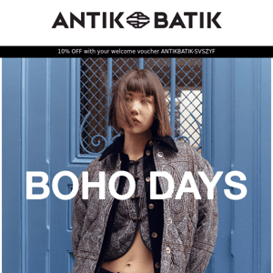 Boho Days : Up to 40% off