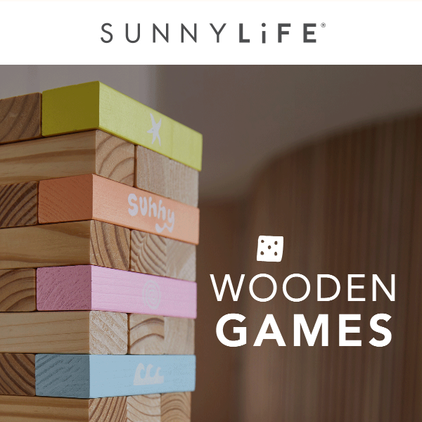 Entertain Your Guests, Young & Old, With Our Stylish Wooden Games
