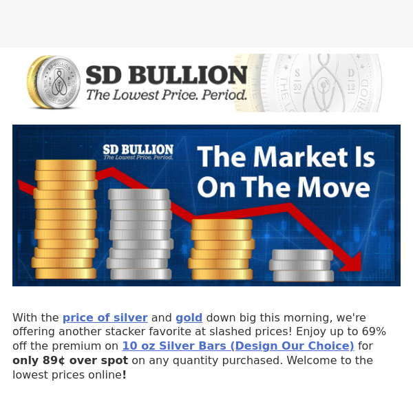 ↓↓↓ Markets On The Move - New Silver Deal Released