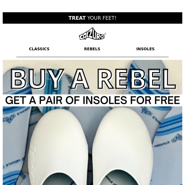 ⚡ Don't Miss Out! Get a FREE pair of insoles when you purchase a pair of Rebels! ⚡