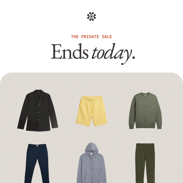 Ends Today: The Private Sale