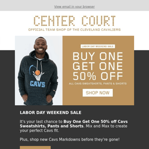 [LAST CHANCE] Buy One Get One 50% off