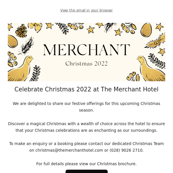 Celebrate Christmas 2022 at The Merchant Hotel