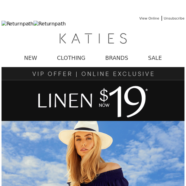 6 Hours ONLY | New $19* Linen Inside...