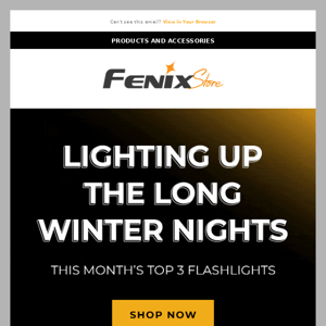 Top 3 Flashlights for January