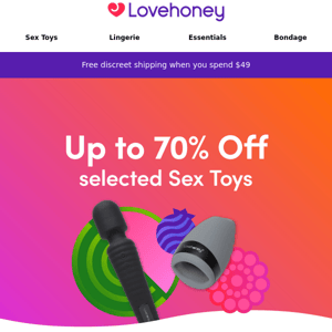 Fresh-picked sex toy deals 🫐