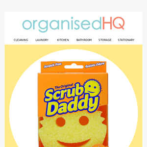 Get the perfect clean with Scrub Daddy!