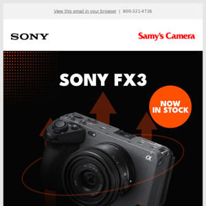 Breaking FX3 NEWS! + Instant Savings On Sony Gear