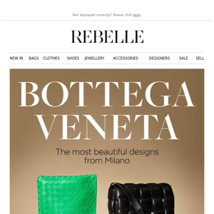 BOTTEGA VENETA: The most beautiful designs from Milano