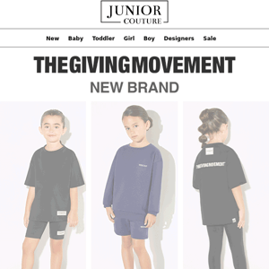 NEW BRAND ADDED! The Giving Movement