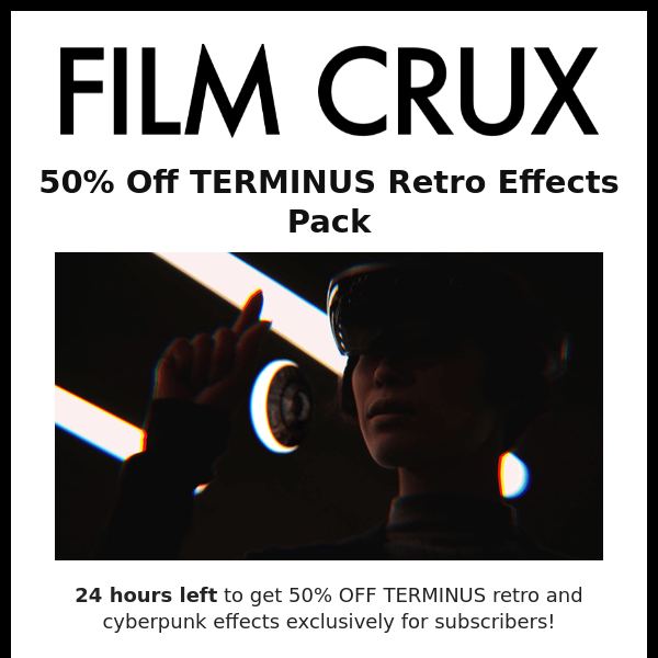 50% Off TERMINUS Retro and Cyberpunk Effects