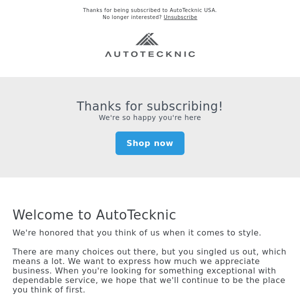 Welcome to AutoTecknic!